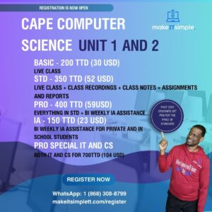 Cape Computer Science Unit 1