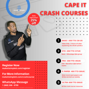 CAPE IT Unit 1 Crash Course